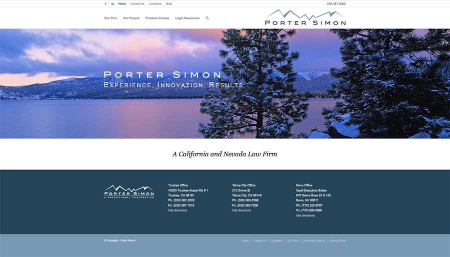 Law Firm Website screenshot 2