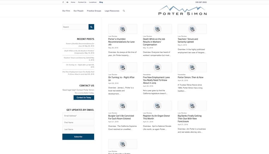 Law Firm Website screenshot 12