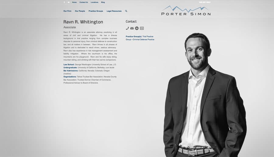 Law Firm Website screenshot 6