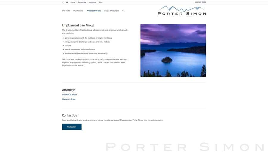 Law Firm Website screenshot 8