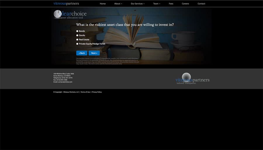 Asset Allocation Tool screenshot 1